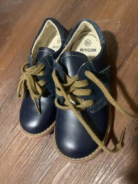 Blue Footmates Oxford Shoes